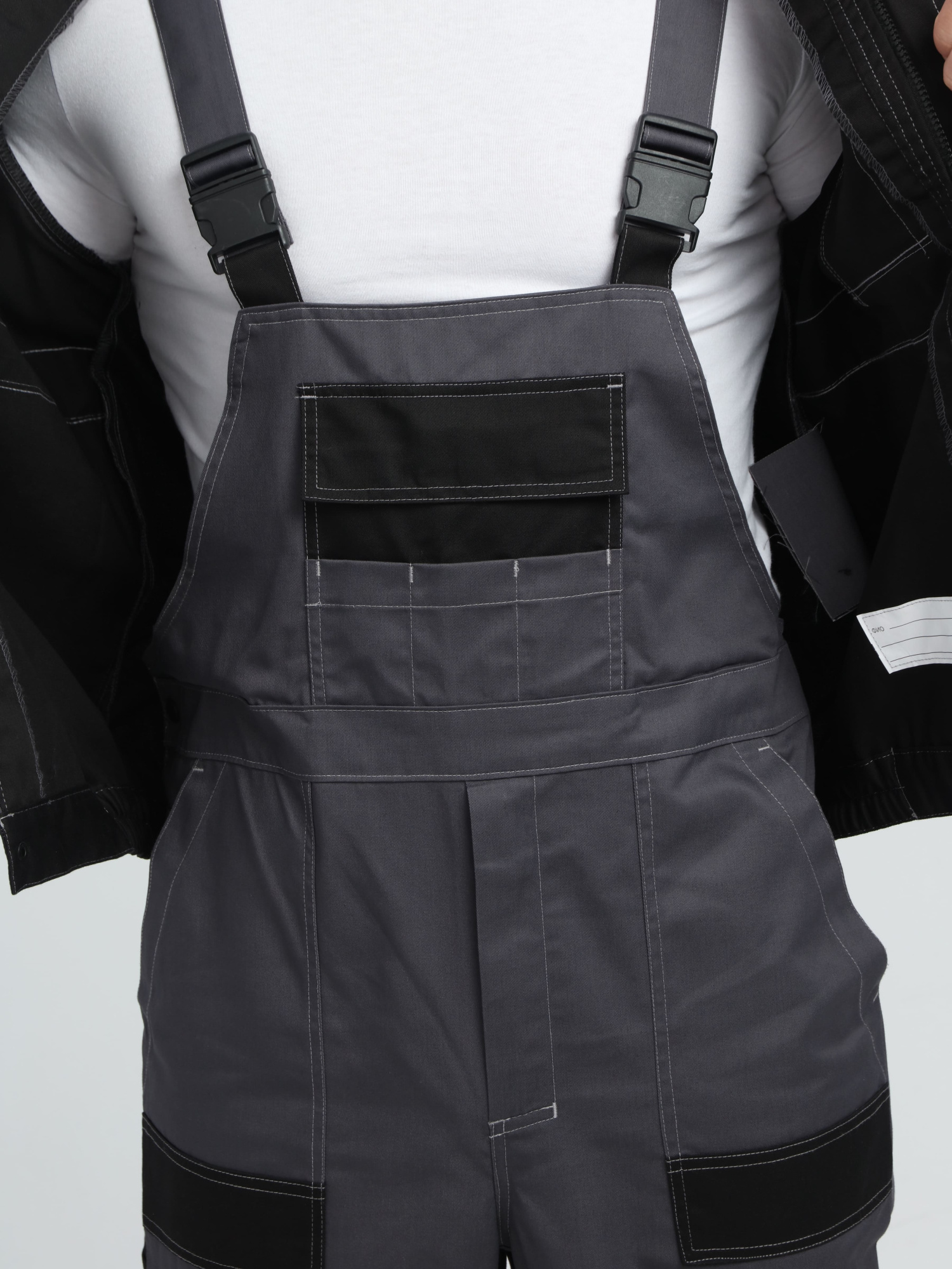 Костюм ВИВАТ-2 ПРЕМИУМ CH МВО с ПК (т.серый/черный/св.серый)