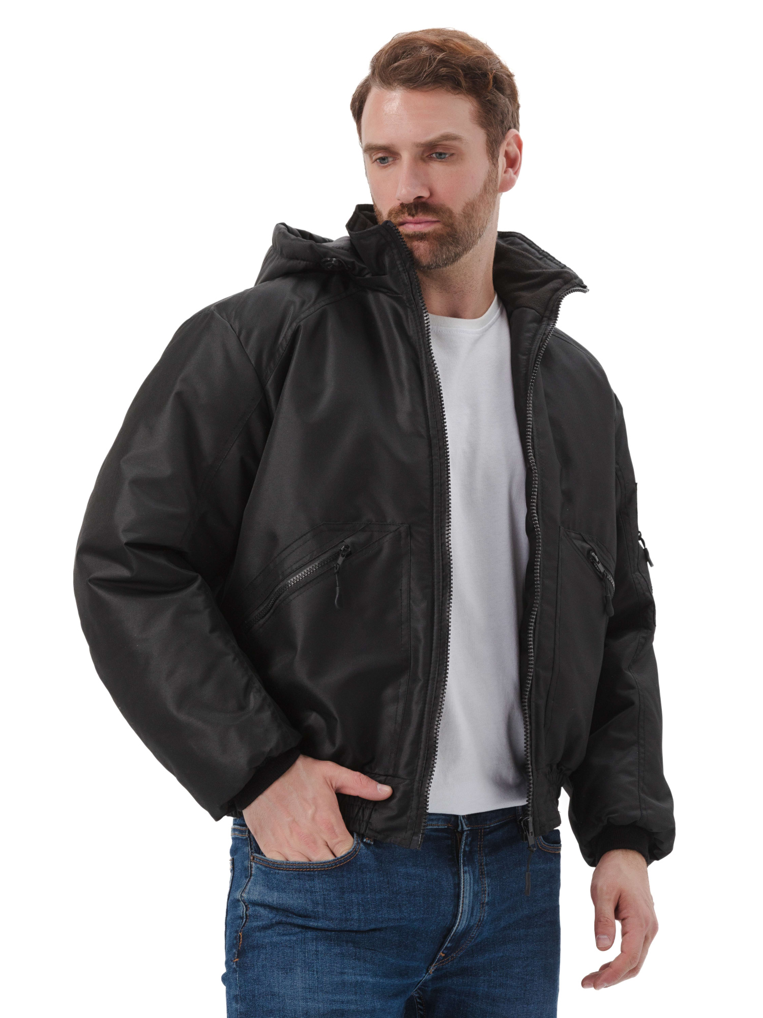 Куртка БОМБЕР демисезонная (черный)