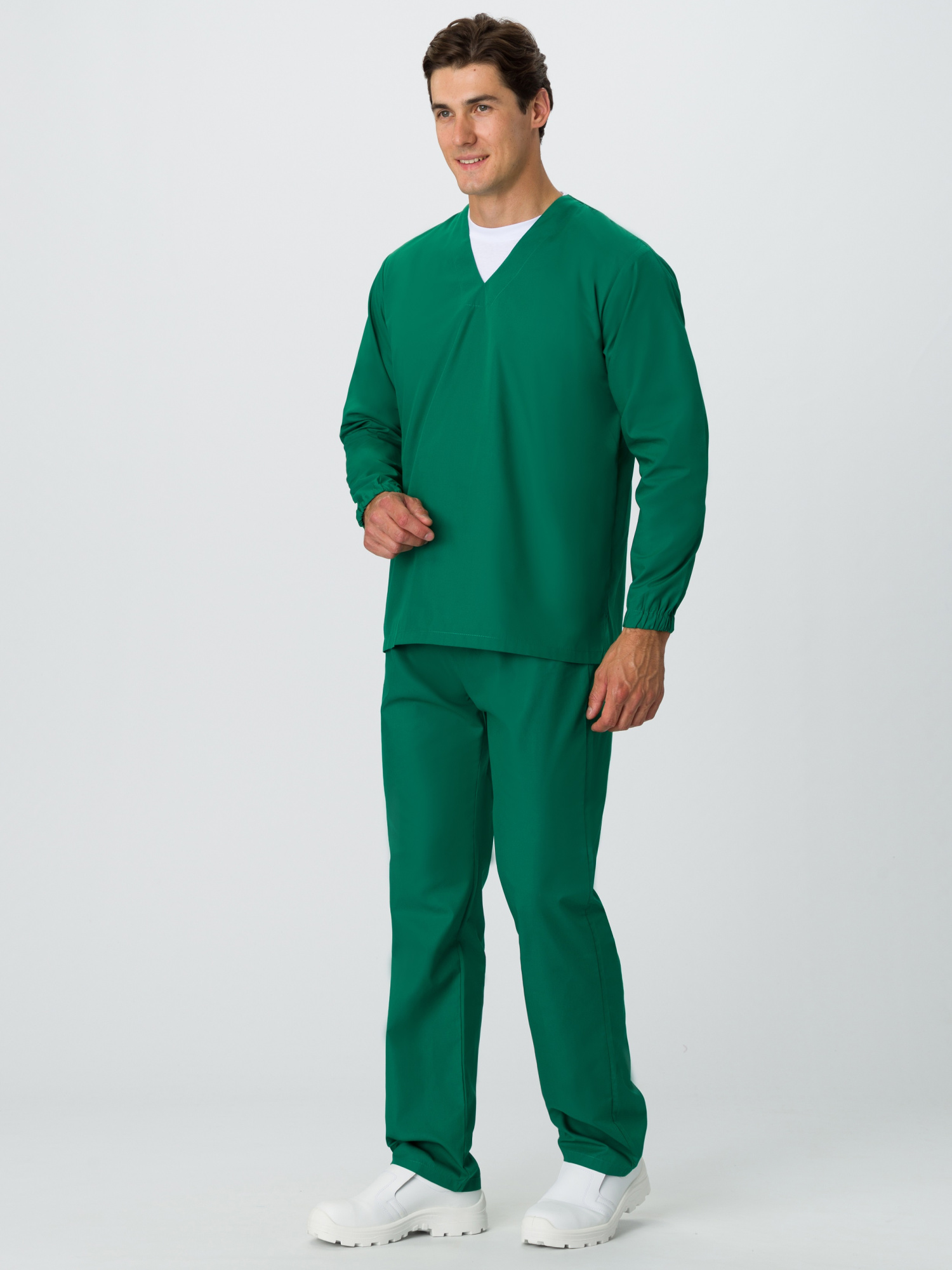 Костюм ХАССП-БАЗА с БР (т.зеленый)