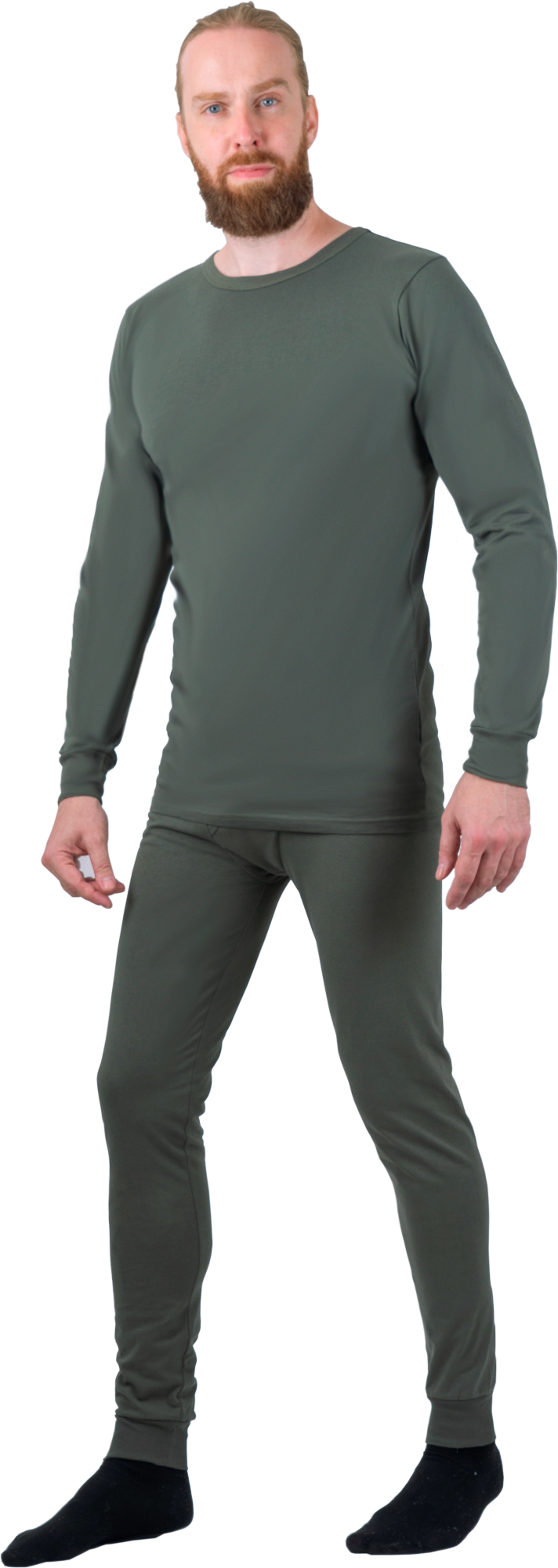 Белье мужское фуфайка кальсоны (хаки)