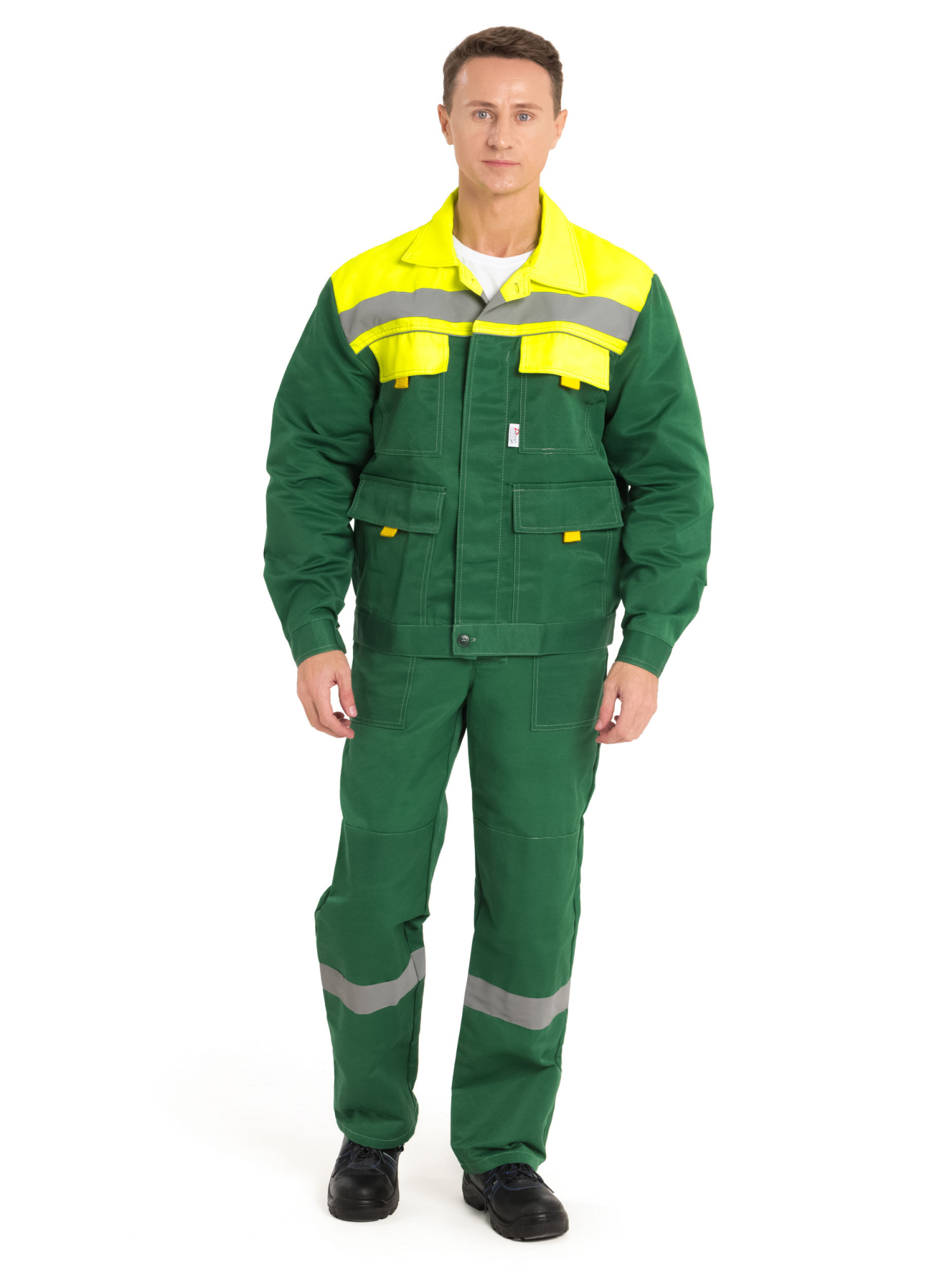 Костюм НОВА с СОП с ПК (зелёный/лимон)