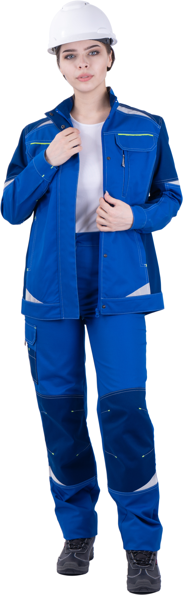 Куртка ТУРБО SAFETY женская (василек/синий)