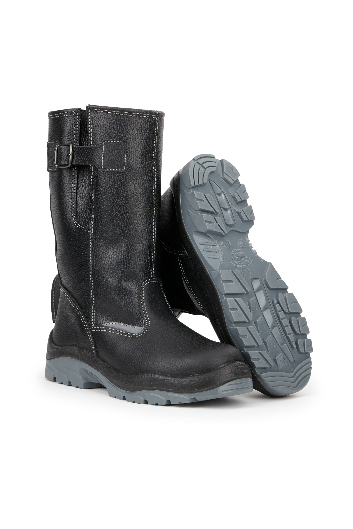 Сапоги КОМФОРТ ПУ-ТПУ с МП (черный)