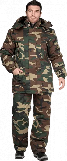 Костюм ТУРИСТ зимний с БР (кмф зелёный)