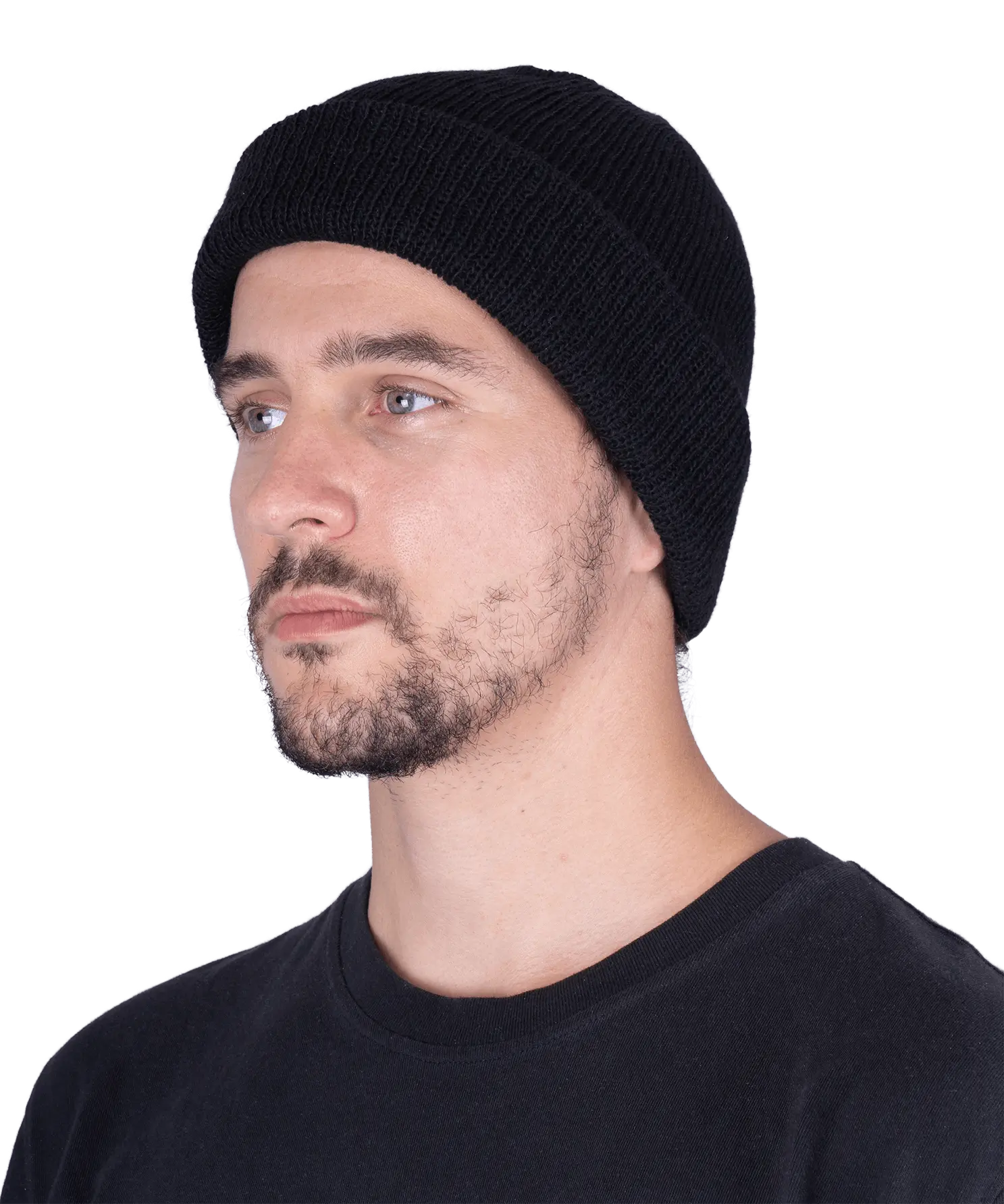 Шапка двойная с отворотом