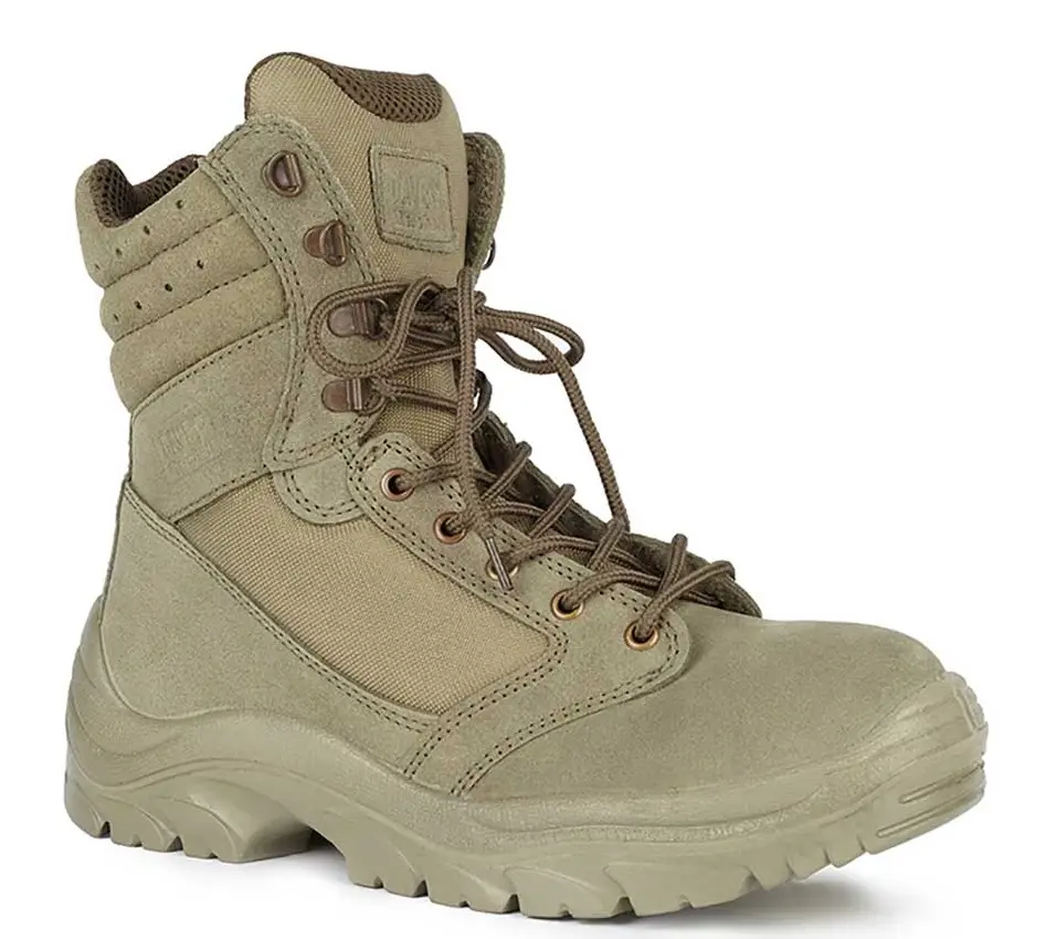 Берцы ТЕРРА ПУ нат.кожа/текстиль (хаки)