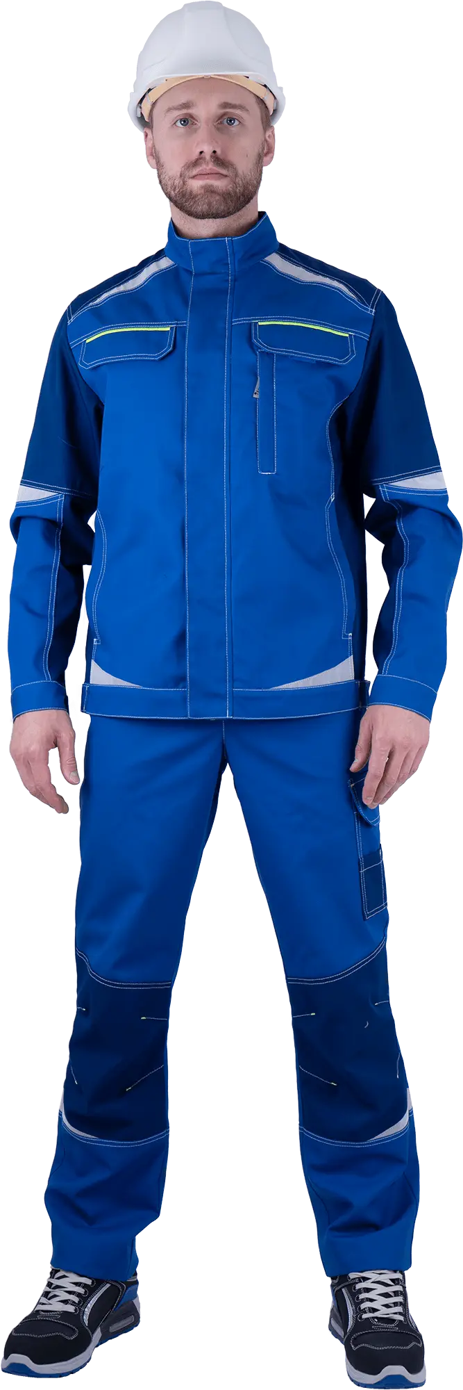 Куртка ТУРБО SAFETY (василек/синий)