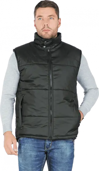 Жилет САТУРН зимний (чёрный)