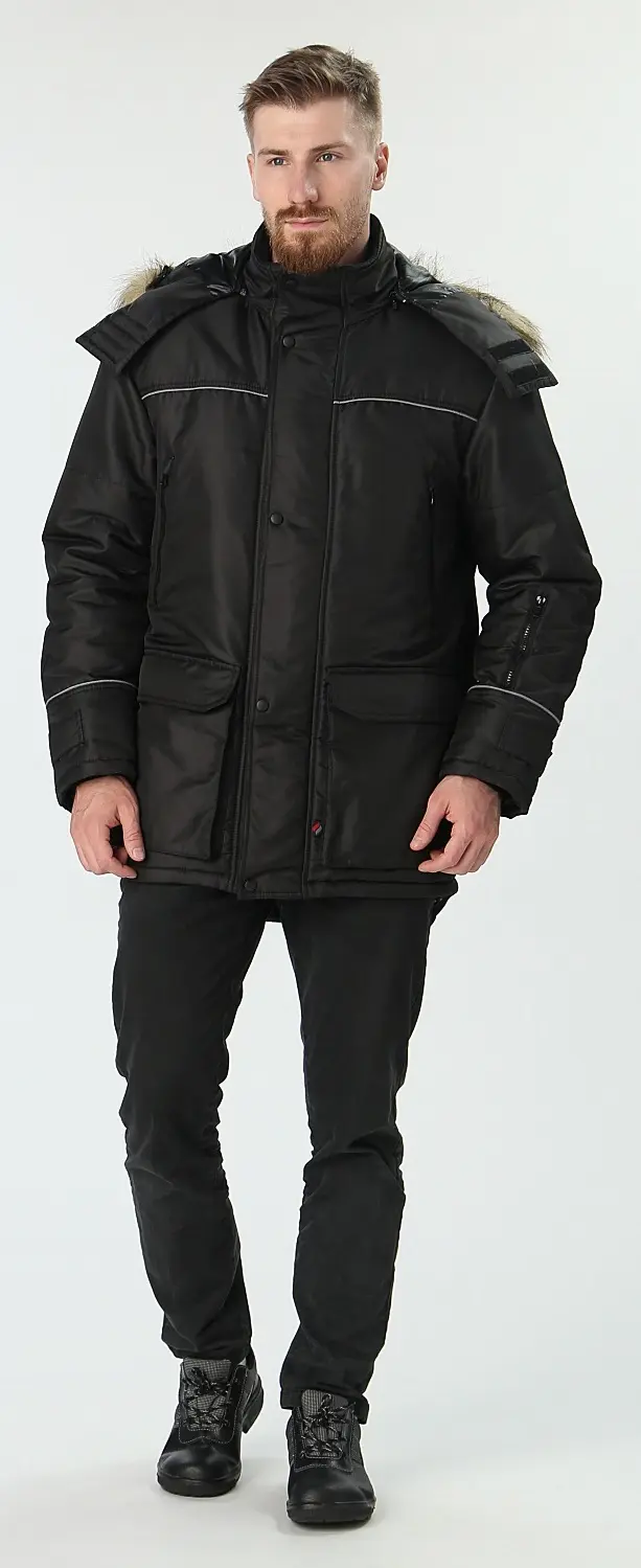 Куртка АЛЯСКА-ЛЮКС зимняя (черный)