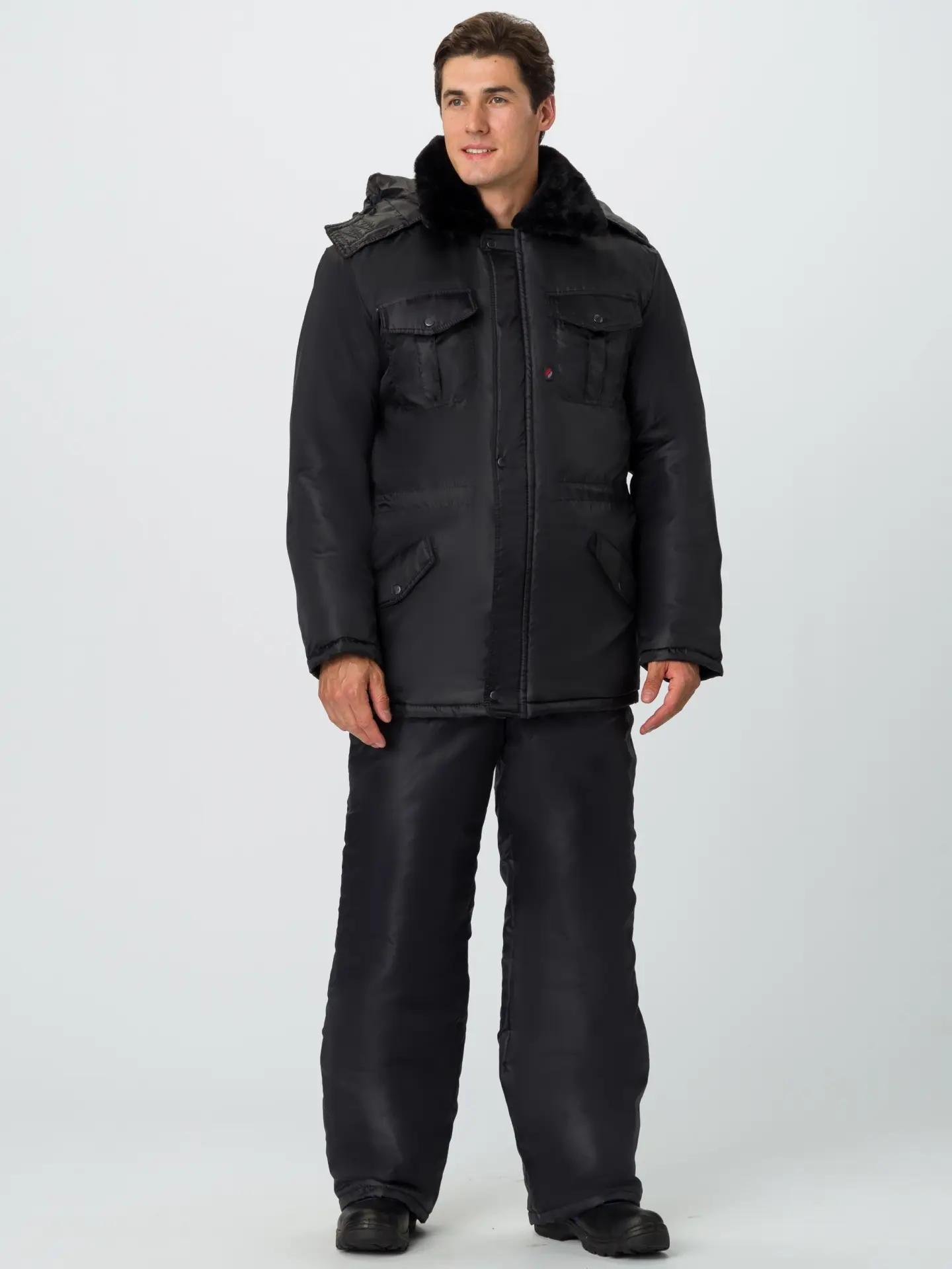 Костюм зимний для Охранника (черный)