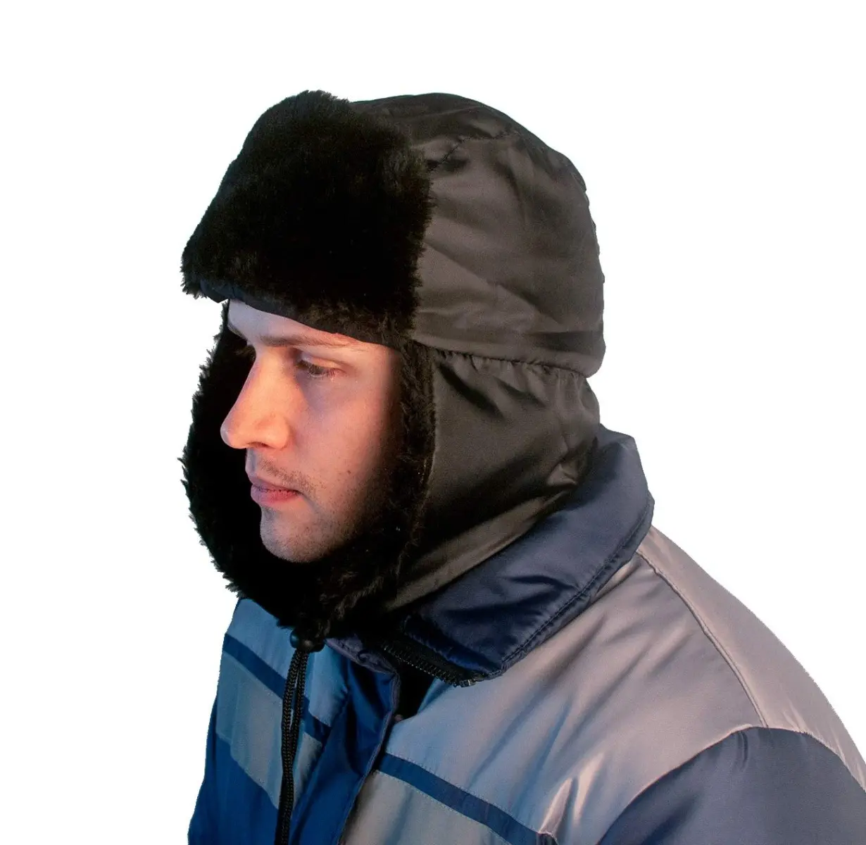 Шапка-ушанка АНТИФРОСТ (черный)