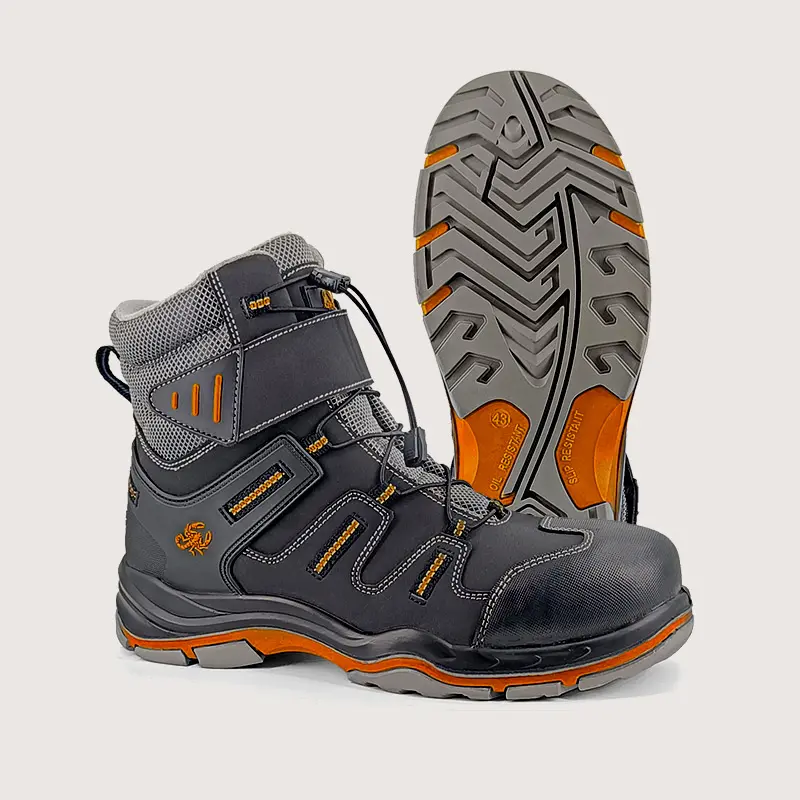 Ботинки СКОРПИОН ПРОФ высокие шерсть 2101.1ПК ПУ-Нитрил