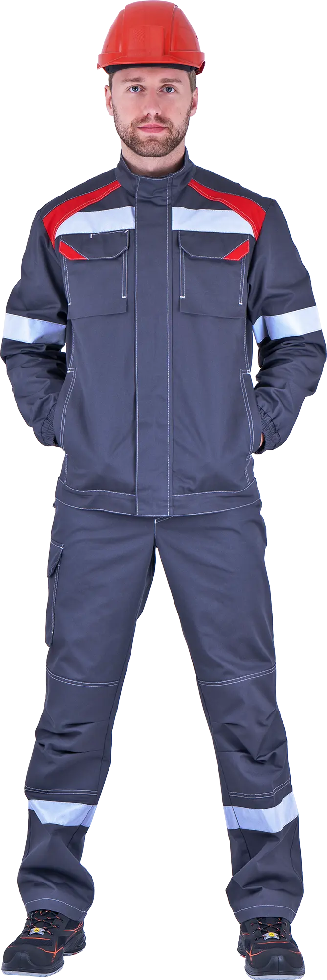 Костюм СТАРАТЕЛЬ с БР (серый)