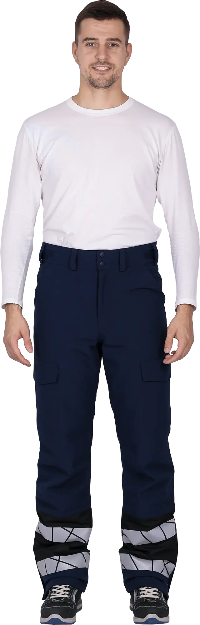 Брюки ACTIVE зимние (синий/черный)