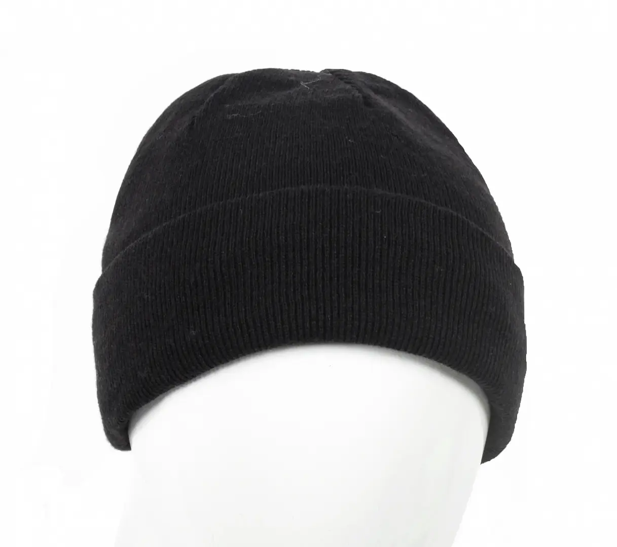 Шапка ФРОСТ трикотажная двойная (черный)