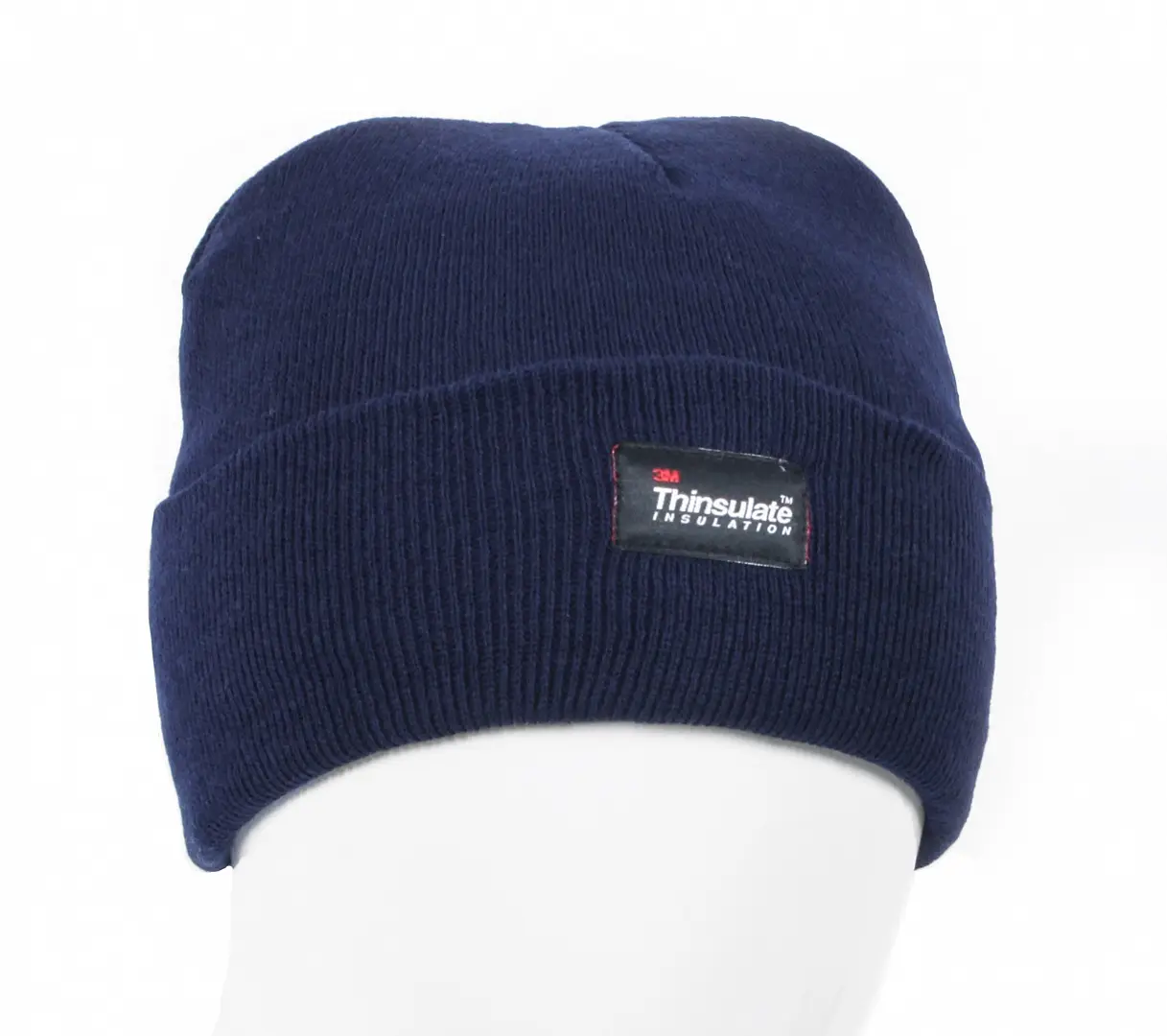 Шапка СЕВЕР трикотажная двойная утепленная (т.синий)