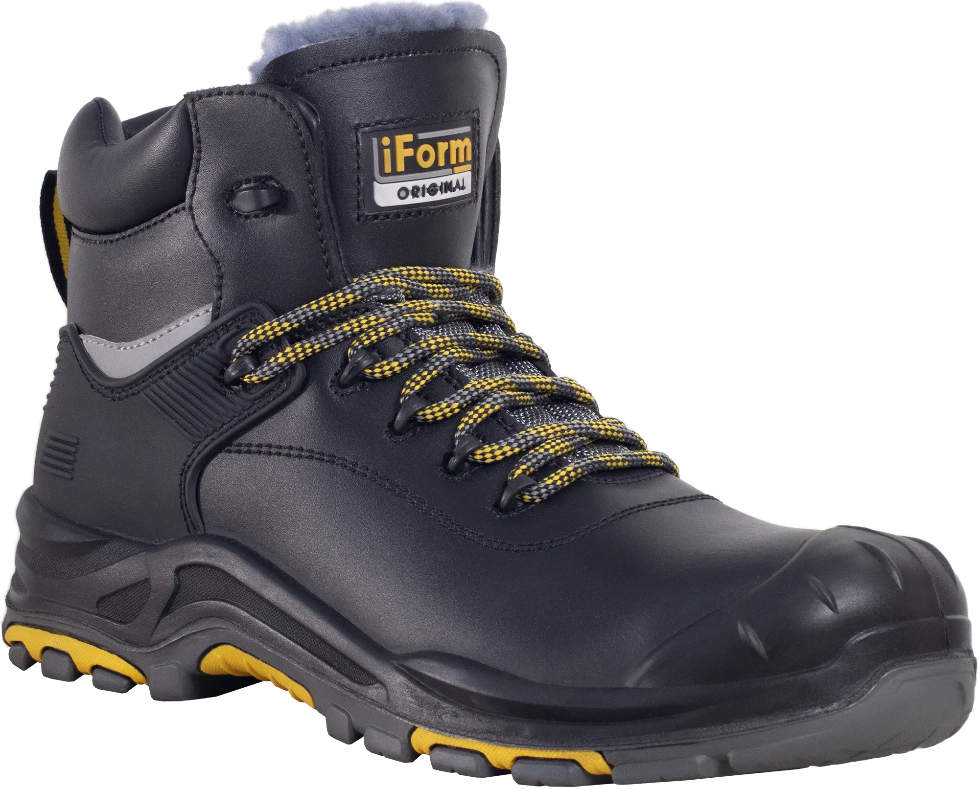Ботинки iForm® ORIGINAL (ОРИДЖИНАЛ) ПУ/нитрил шерст. мех с КП и КС