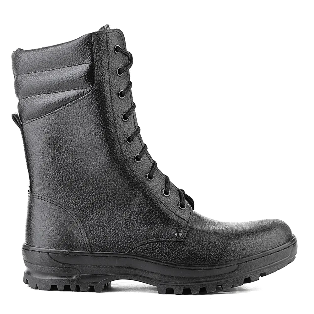 Берцы ЛИДЕР 64М ТЭП иск.мех с ТП (черный)