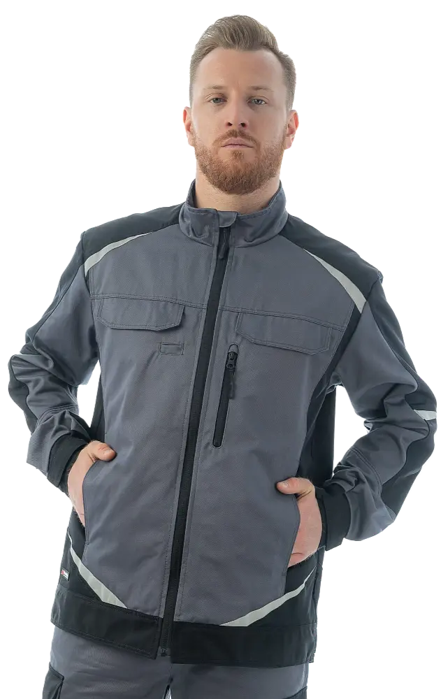Куртка Brodeks KS 202 C (графит серый/черный)