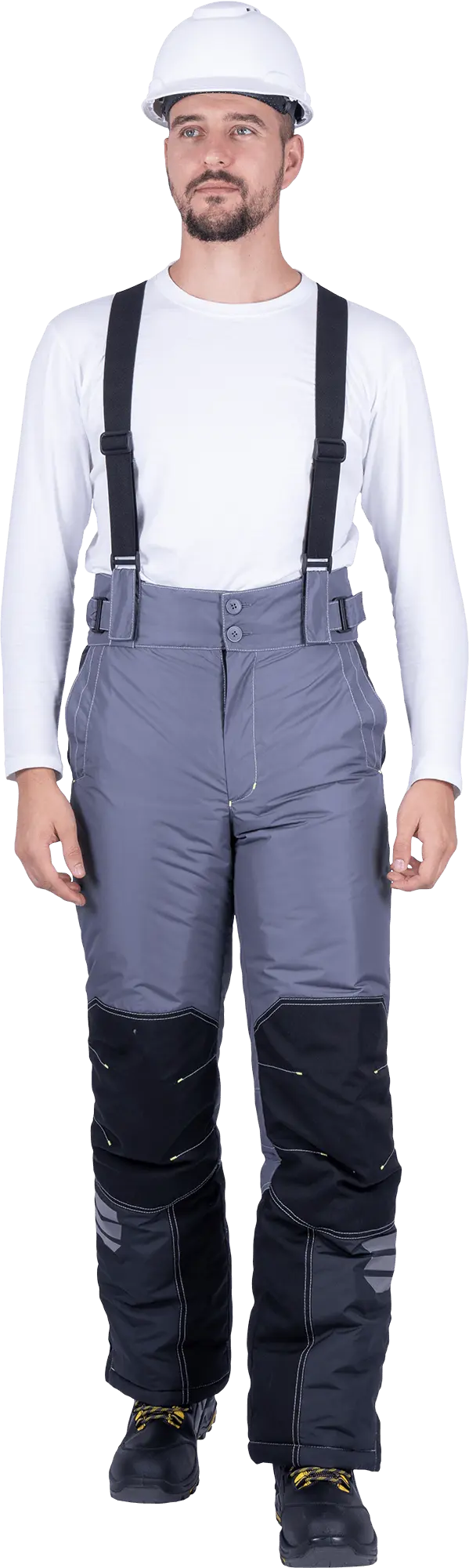 Брюки ЭДВАНС зимние (серый/т.серый/черный)