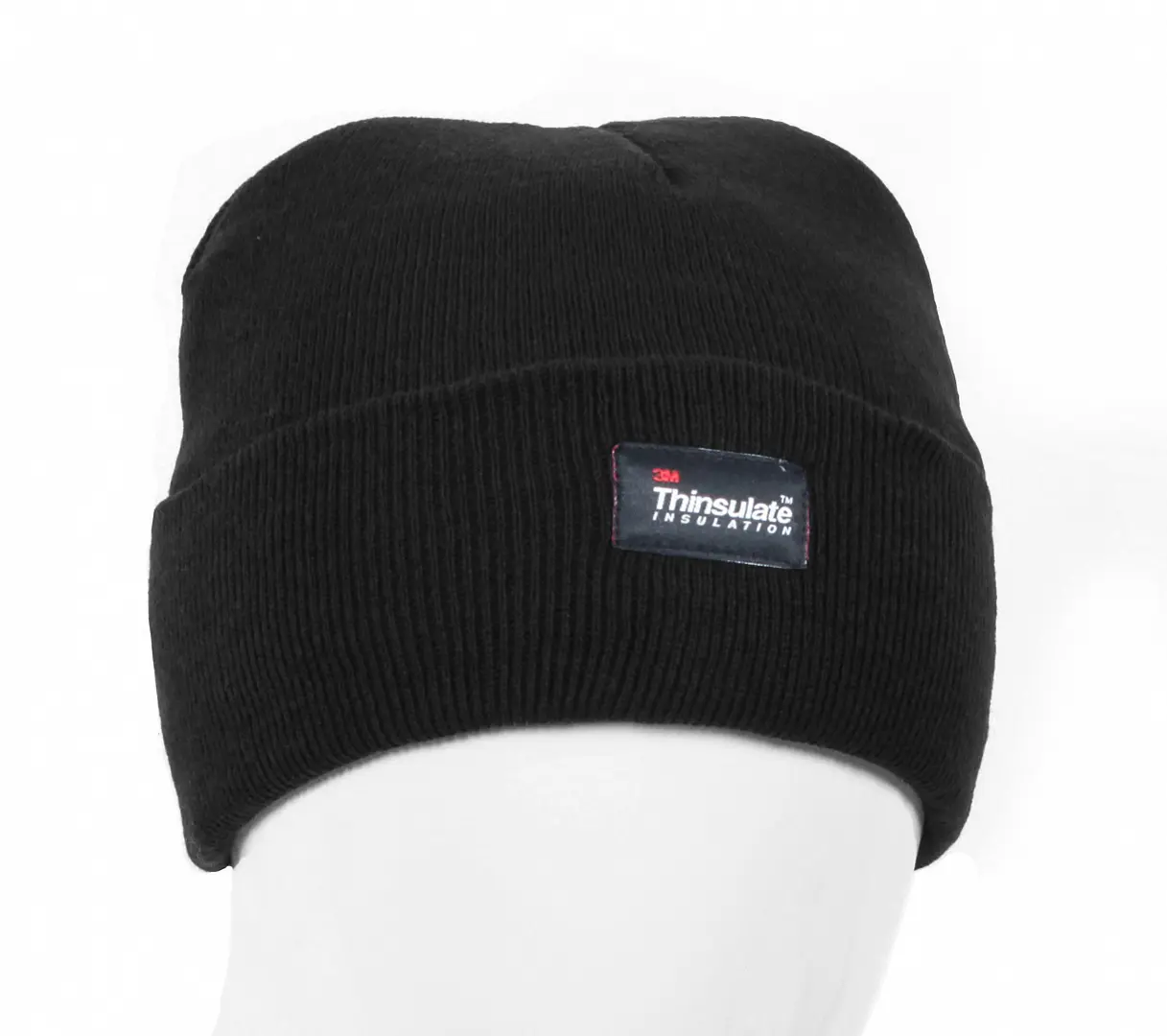 Шапка СЕВЕР трикотажная двойная утепленная (черный)