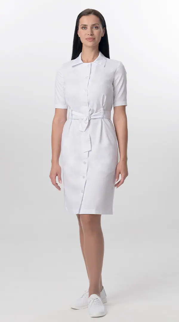 Халат ИРИДА женский (белый)