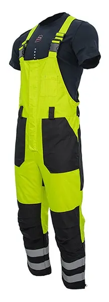 Полукомбинезон BRODEKS MW48-83В мультизащитный зимний (желтый/черный)