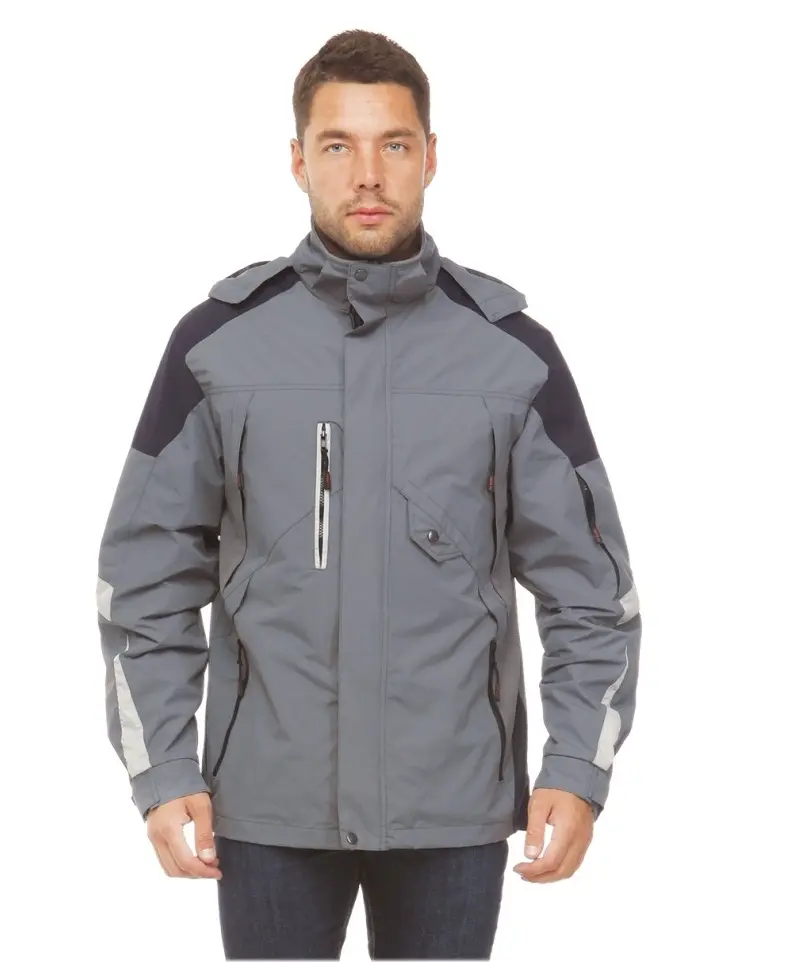 Куртка-штормовка РЕСПЕКТ (серый)