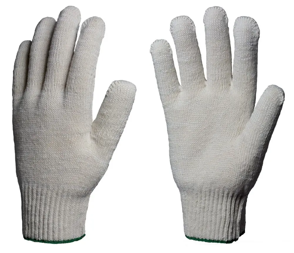 Перчатки ЛЮКС х/б 10кл. 150текс (белый)