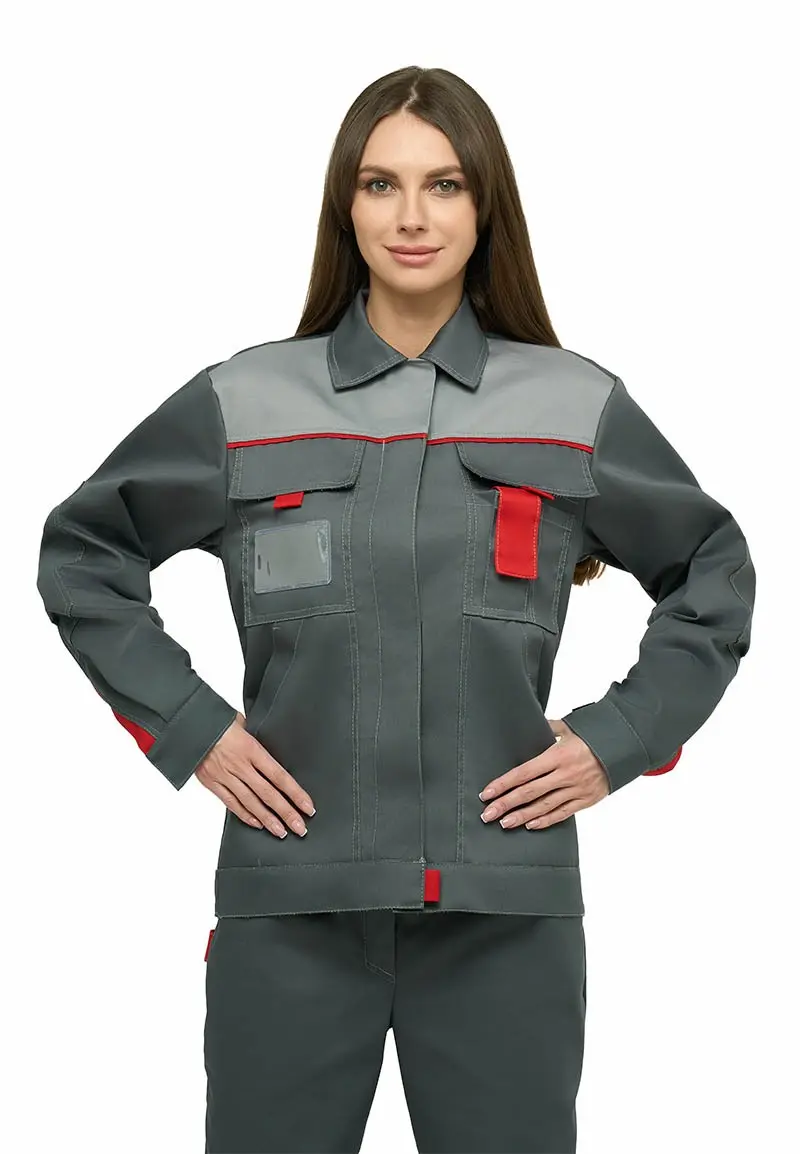 Костюм ЮЖНАЯ ШИРОТА женский с БР (черный/серый)