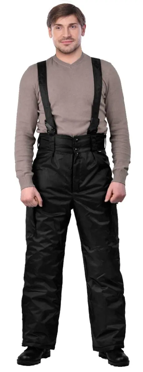 Брюки охранника зимние (черный)