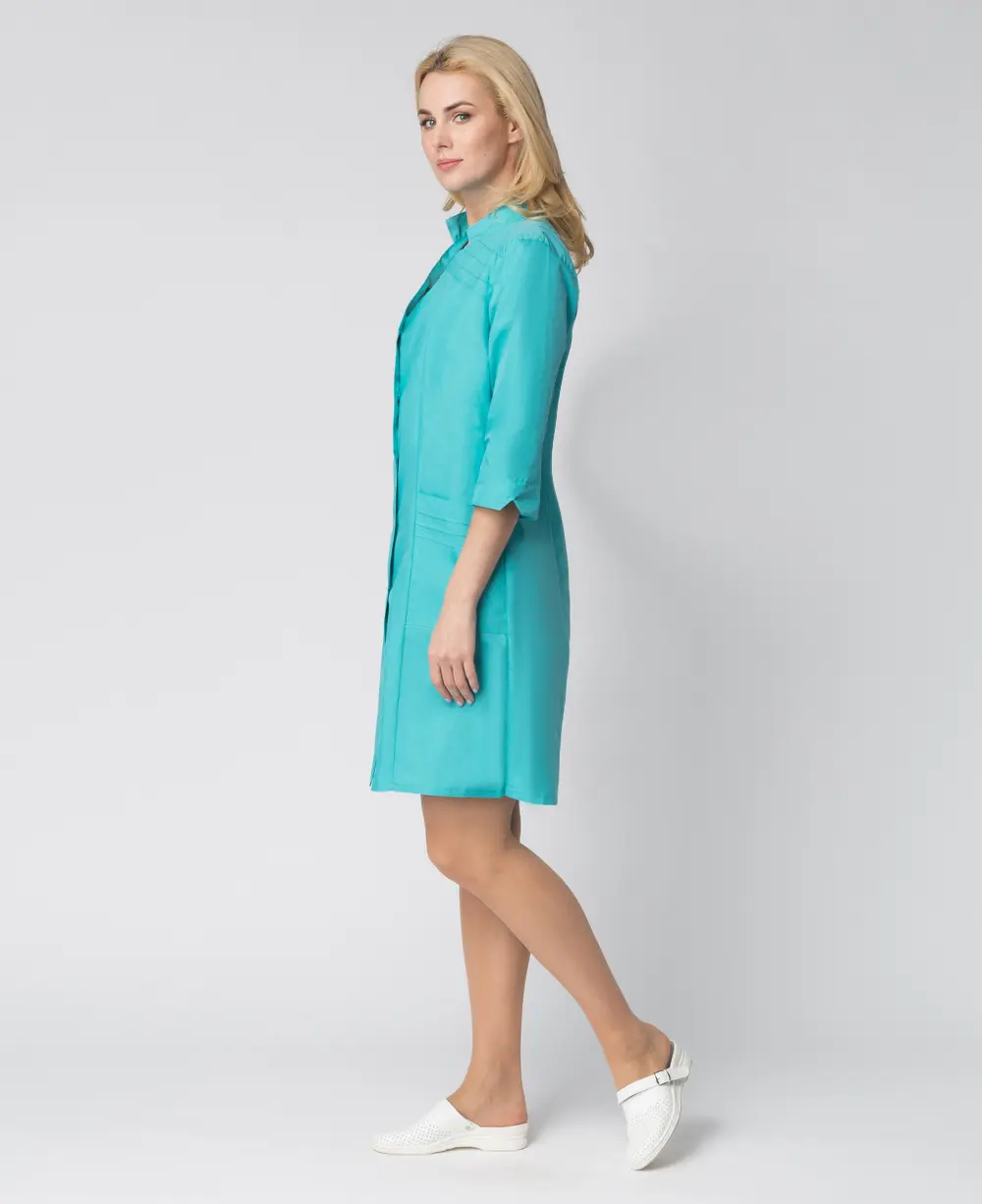 Халат ЛИРА женский медицинский (бирюзовый)