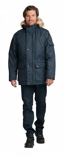 Куртка АЛЯСКА ЛЮКС зимняя (синий)