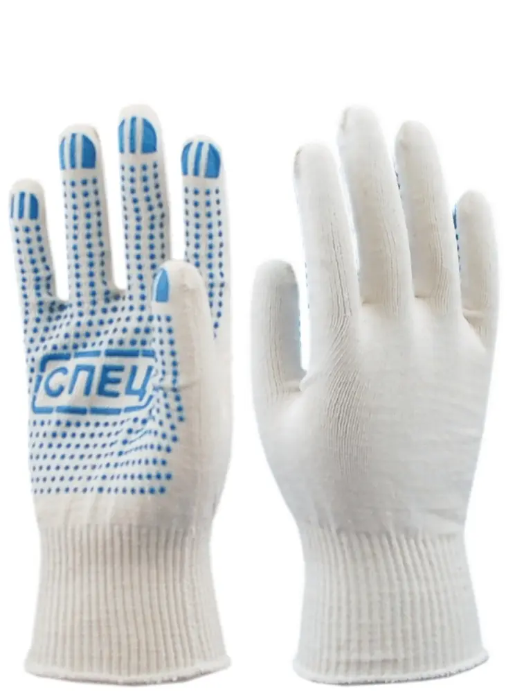 Перчатки х/б с ПВХ СПЕЦ-SРB