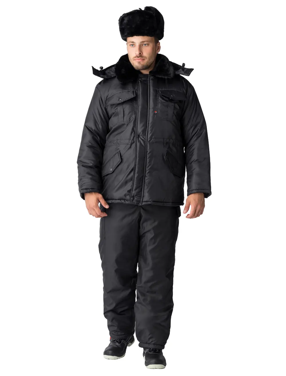 Куртка зимняя для Охранника (черный)