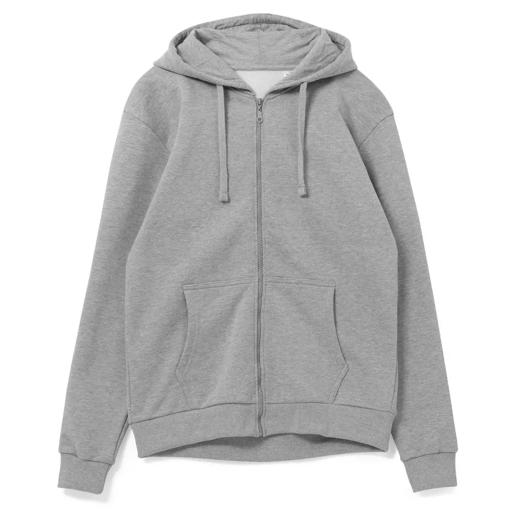Толстовка SIVERGA 2.0 на молнии с капюшоном (серый меланж)