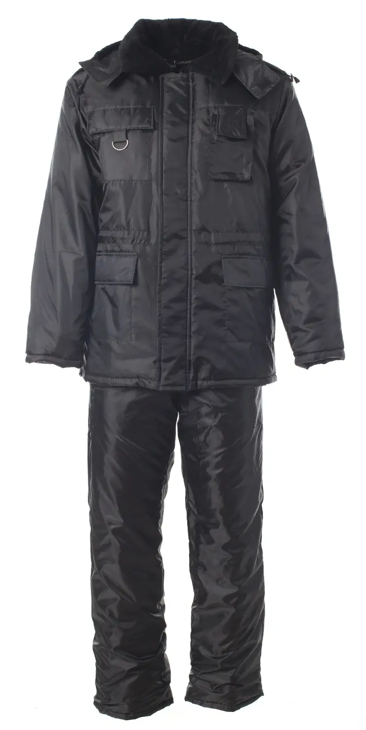 Костюм ОХРАННИК зимний с ПК (черный)