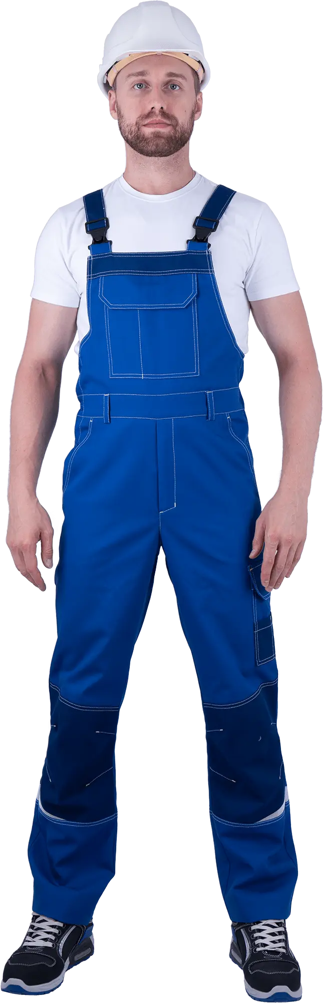 Полукомбинезон ТУРБО SAFETY (василек/синий)