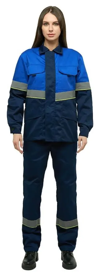 Костюм ЮЖНАЯ ШИРОТА женский с БР (синий/василек)