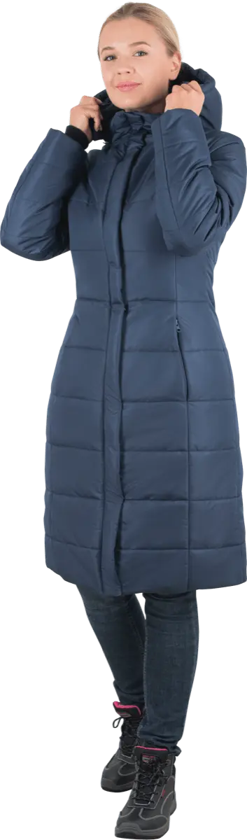 Пальто ФЬЮЖЕН женское зимнее (т.синий)