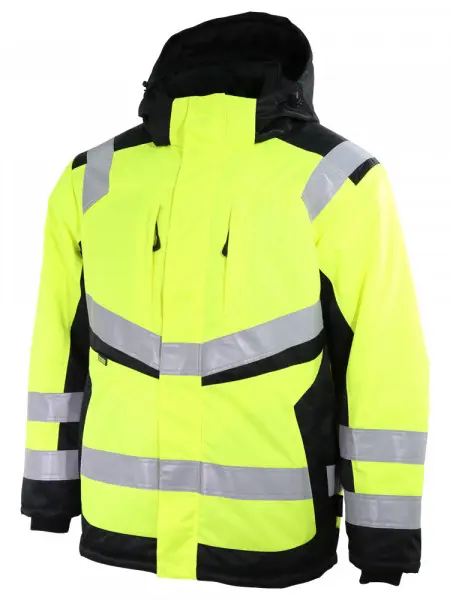 Куртка Brodeks KW 216 зимняя сигнальная (желтый/черный)