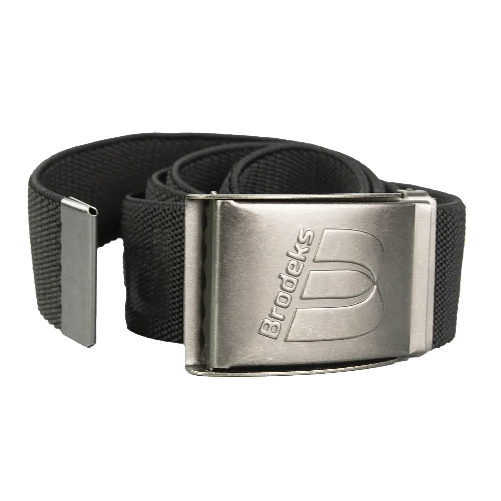 Ремень BRODEKS KM128+ стрейч (черный)